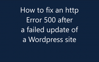 Learn how to fix HTTP Error 500 on WordPress
